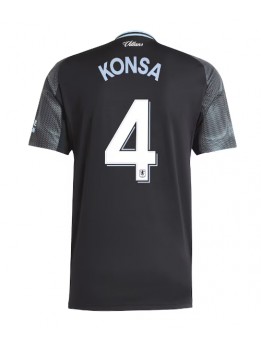 Aston Villa Ezri Konsa #4 Replika Borta Kläder 2025-26 Kortärmad